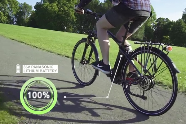 climbing Primrose Hill with SpinTech&trade; battery