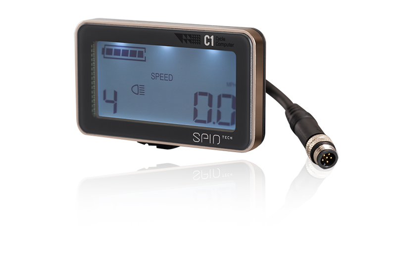 SpinTech&trade; LCD display